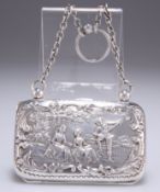 AN EDWARDIAN SILVER PURSE