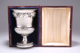 A FINE GEORGE III SILVER GOBLET