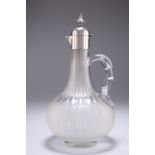 A VICTORIAN SILVER-MOUNTED CLARET JUG