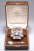 AN ARTS AND CRAFTS SILVER CHRISTENING SET