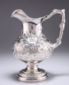 A FINE 19TH CENTURY AMERICAN SILVER EWER