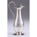 A GEORGE V SMALL SILVER EWER