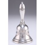 AN ELIZABETH II SILVER TABLE BELL