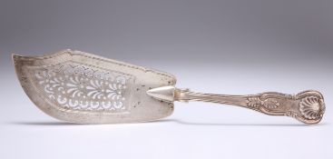 A VICTORIAN SILVER FISH SLICE