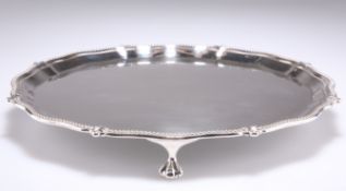 A GEORGE V SILVER SALVER