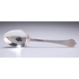 A WILLIAM AND MARY SILVER TREFID SPOON