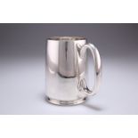 A GEORGE VI SILVER PINT MUG