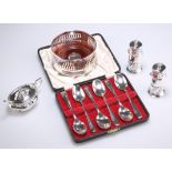 ASSORTED SILVER TABLE ITEMS