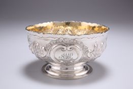 A VICTORIAN SILVER BOWL