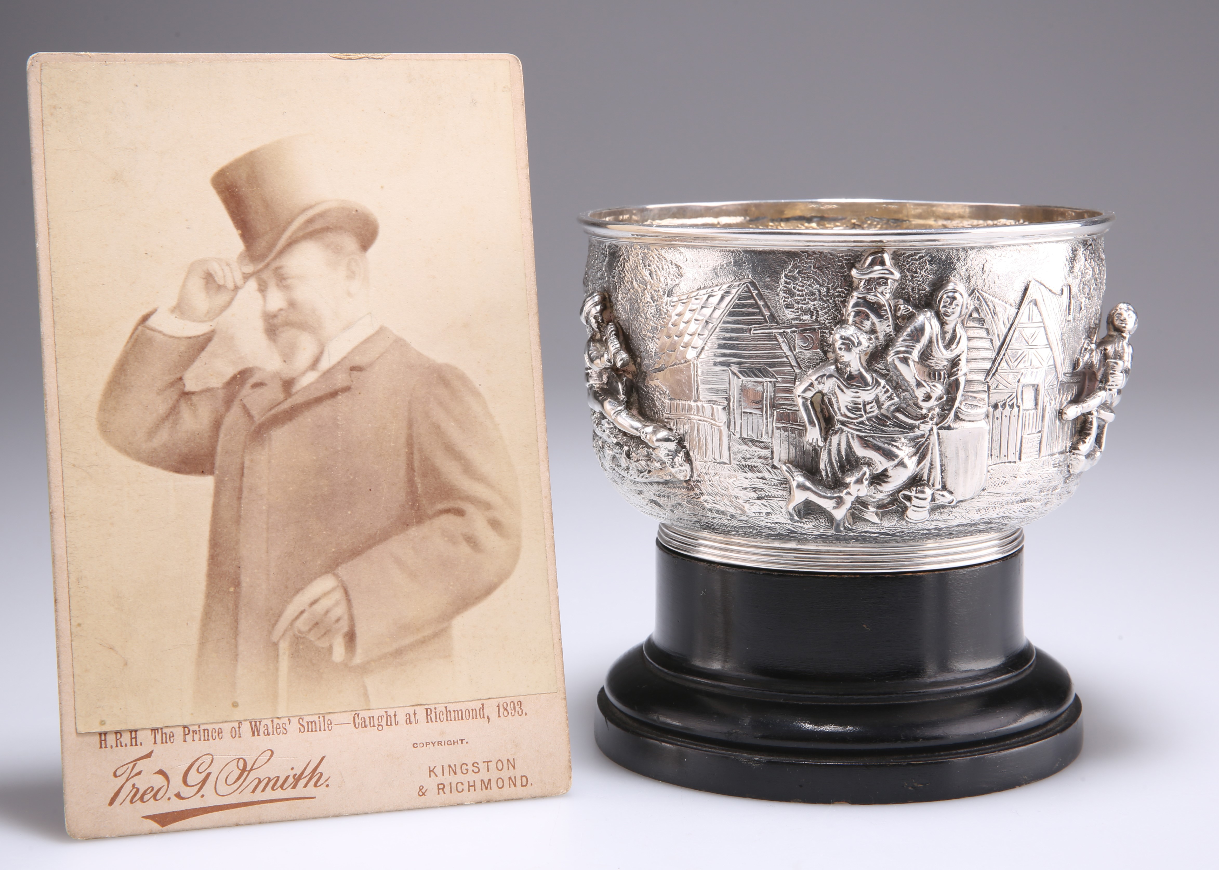 ROYAL INTEREST: A VICTORIAN SILVER ROYAL PRESENTATION BOWL