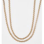 A 9CT BELCHER CHAIN NECKLACE