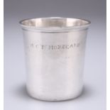 A FRENCH SILVER BEAKER