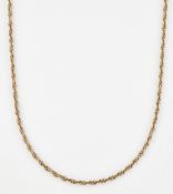 A 9CT PRINCE OF WALES CHAIN NECKLACE