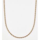 A 9CT PRINCE OF WALES CHAIN NECKLACE