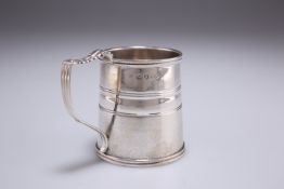 A GEORGE III SILVER MUG