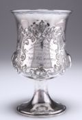 A VICTORIAN SILVER GOBLET