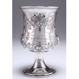 A VICTORIAN SILVER GOBLET