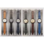 SIX ASSORTED SWATCH CHRONOGRAPH WATCHES