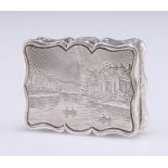 A VICTORIAN SILVER VINAIGRETTE