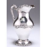 A PORTUGUESE STERLING SILVER JUG