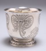 A VICTORIAN SILVER BEAKER CUP