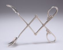 A PAIR OF CARTIER STERLING SILVER ICE TONGS