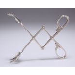 A PAIR OF CARTIER STERLING SILVER ICE TONGS