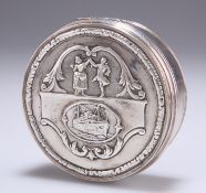 A GEORGE V SILVER BOX