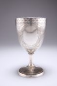 A VICTORIAN SILVER GOBLET