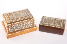 A NORTH AFRICAN MUSICAL CIGARETTE BOX