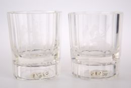TWO 19TH CENTURY WAGER GLASSES