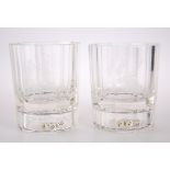 TWO 19TH CENTURY WAGER GLASSES