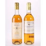 TWO BOTTLES OF DESSERT WINE