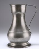 A PEWTER SERVING JUG