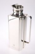 A BALLANTINES SILVER-PLATED THERMOS FLASK