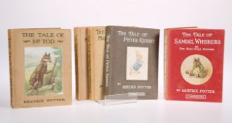 FIVE BEATRIX POTTER BOOKS