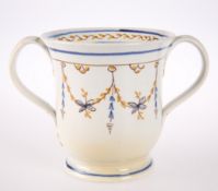 AN EARLY 19TH CENTURY PEARLWARE LOVING CUP