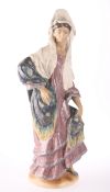 A LLADRO GRES PORCELAIN MODEL OF CARMEN