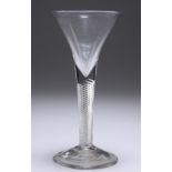 AN AIR TWIST WINE GLASS, CIRCA 1770