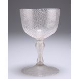 A FINE VENETIAN LATTICINIO GOBLET