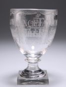 A 19TH CENTURY GLASS RUMMER