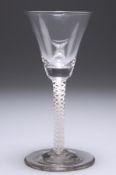 AN OPAQUE TWIST WINE GLASS, CIRCA 1760