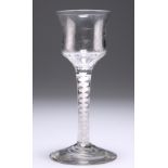 AN OPAQUE TWIST WINE GLASS, CIRCA 1760