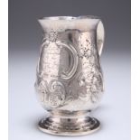 A GEORGE III SILVER MUG