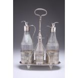 AN OLD SHEFFIELD PLATE CRUET, CIRCA 1790