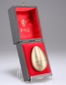 AN ELIZABETH II SILVER-GILT LIMITED EDITION SURPRISE EGG