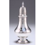 A VICTORIAN SILVER PEPPER