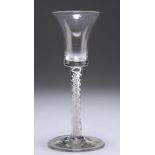 AN AIR TWIST WINE GLASS, CIRCA 1770