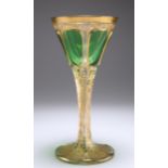 A LARGE CONTINENTAL GLASS GOBLET, CIRCA 1880