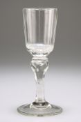 A GEORGIAN WINE GLASS, CIRCA 1790